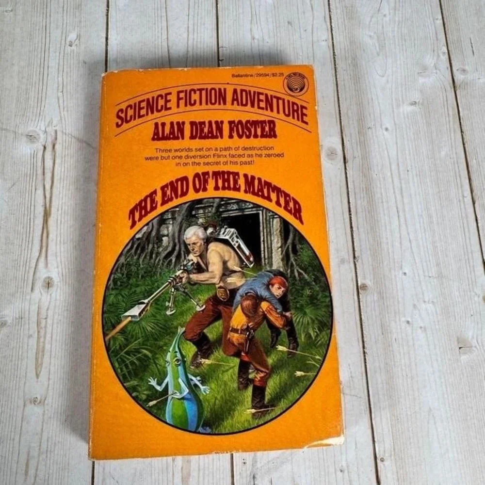Alan Dean Foster Lot: Cat-A-Lyst 1991 & The End of the Matter 1983 Sci-Fi